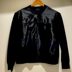 All Saints - Aria Pony Jumper - Black Size Small